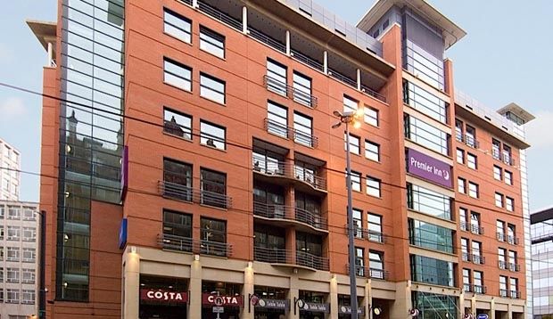 Premier Inn Manchester Central Exterior foto